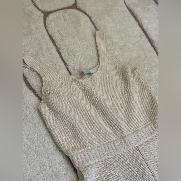 Free People Beach Cream Romper 100% Cotton - Picture 3 of 6